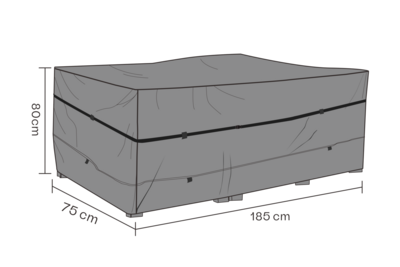 Möbelskydd dynbox Svart - Andas