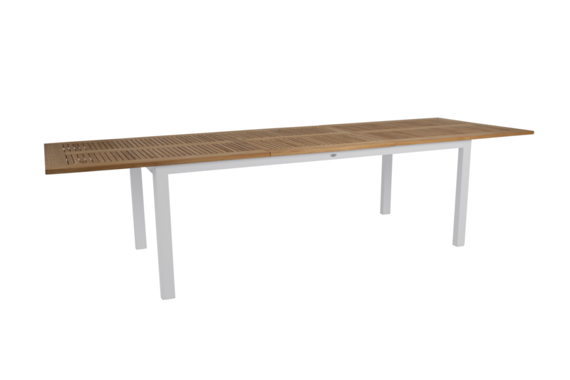 Lyon matbord Light Grey/Teak