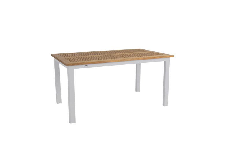 Lyon matbord Light Grey/Teak